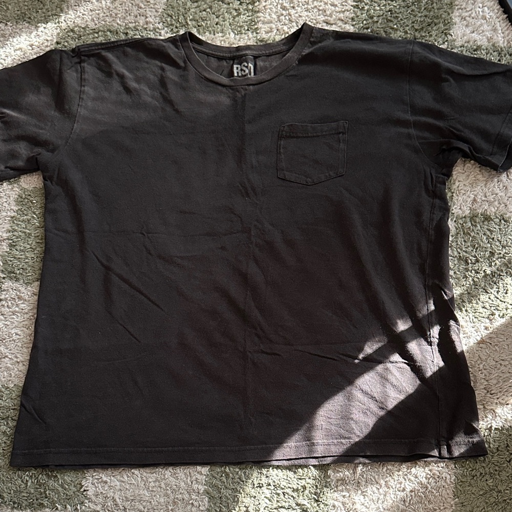 RSQ Black Men's T-Shirt, Size L